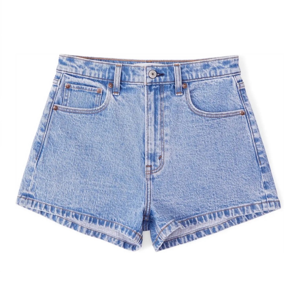 Abercrombie High Rise Mom Short 25
